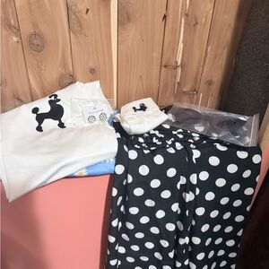 50s outfit 1 adult and child skirt